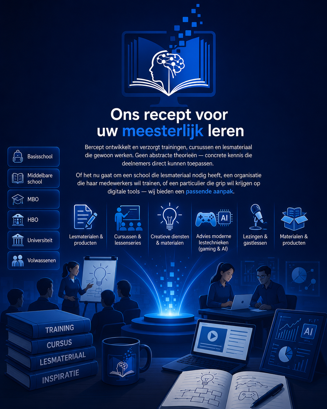 Overzicht van de diensten van Bercept